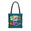 Bird Nerd Teal Tote Bag – Perfect for Bird Lovers & Nature Enthusiasts