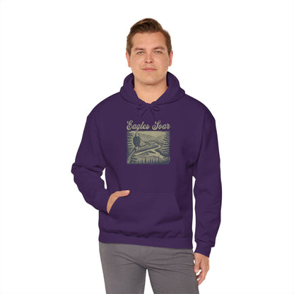 Eagle Soars Unisex Hoodie - Cozy Sweatshirt for Nature Lovers