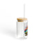 The Nerdy Birder Let's Go Birding 16oz Sipper Glass With Bamboo Lid