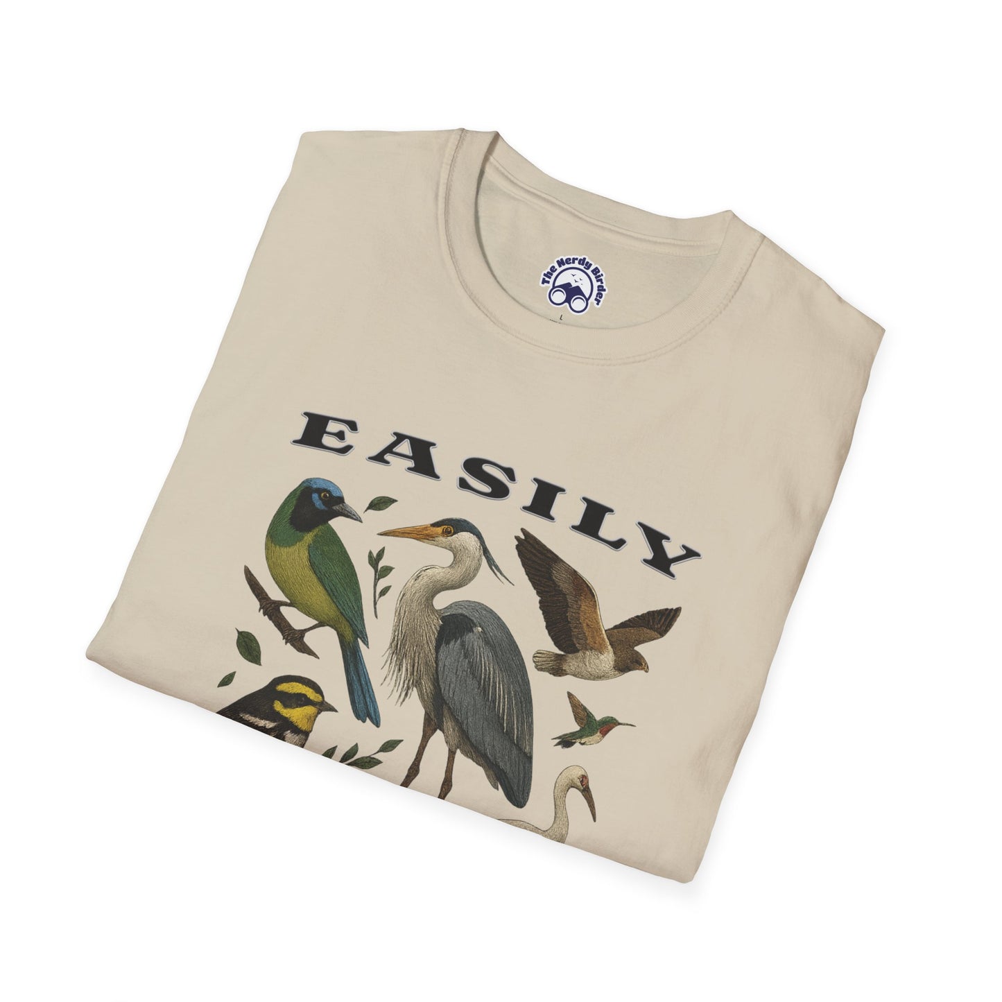 Easily Distracted by Birds Graphic T-Shirt