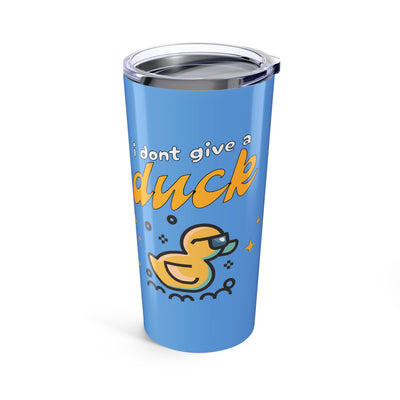 I Don't Give A Duck Themed 20oz Tumbler - Perfect for Animal Lovers & Quirky Gifting