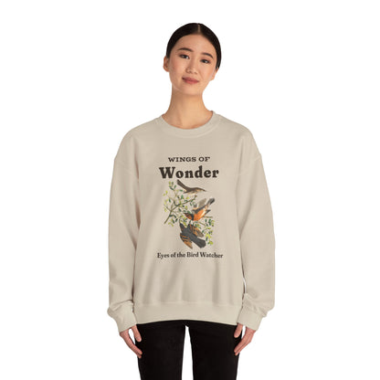 Wings of Wonder Crewneck Sweatshirt - Perfect Gift for Bird Watchers