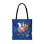 Peaceful Dove Tote Bag in Blue