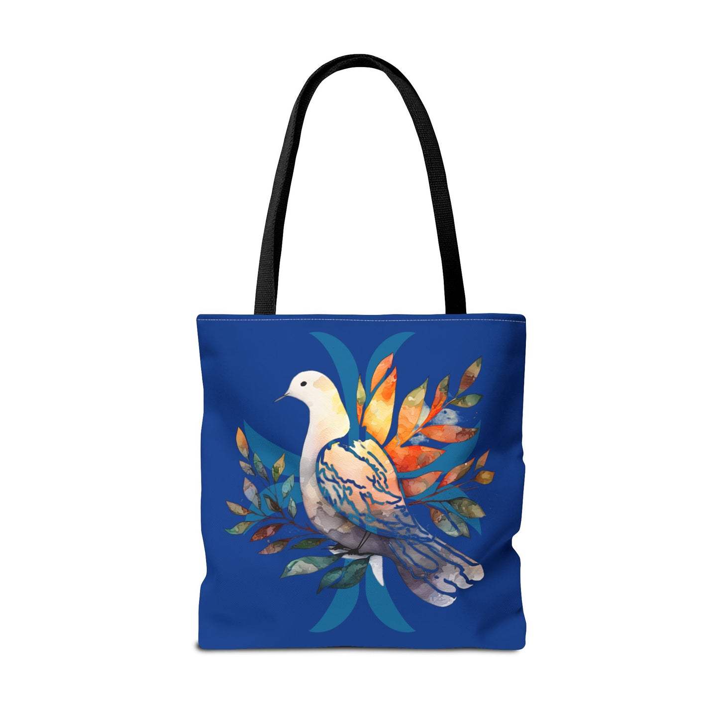 Peaceful Dove Tote Bag in Blue