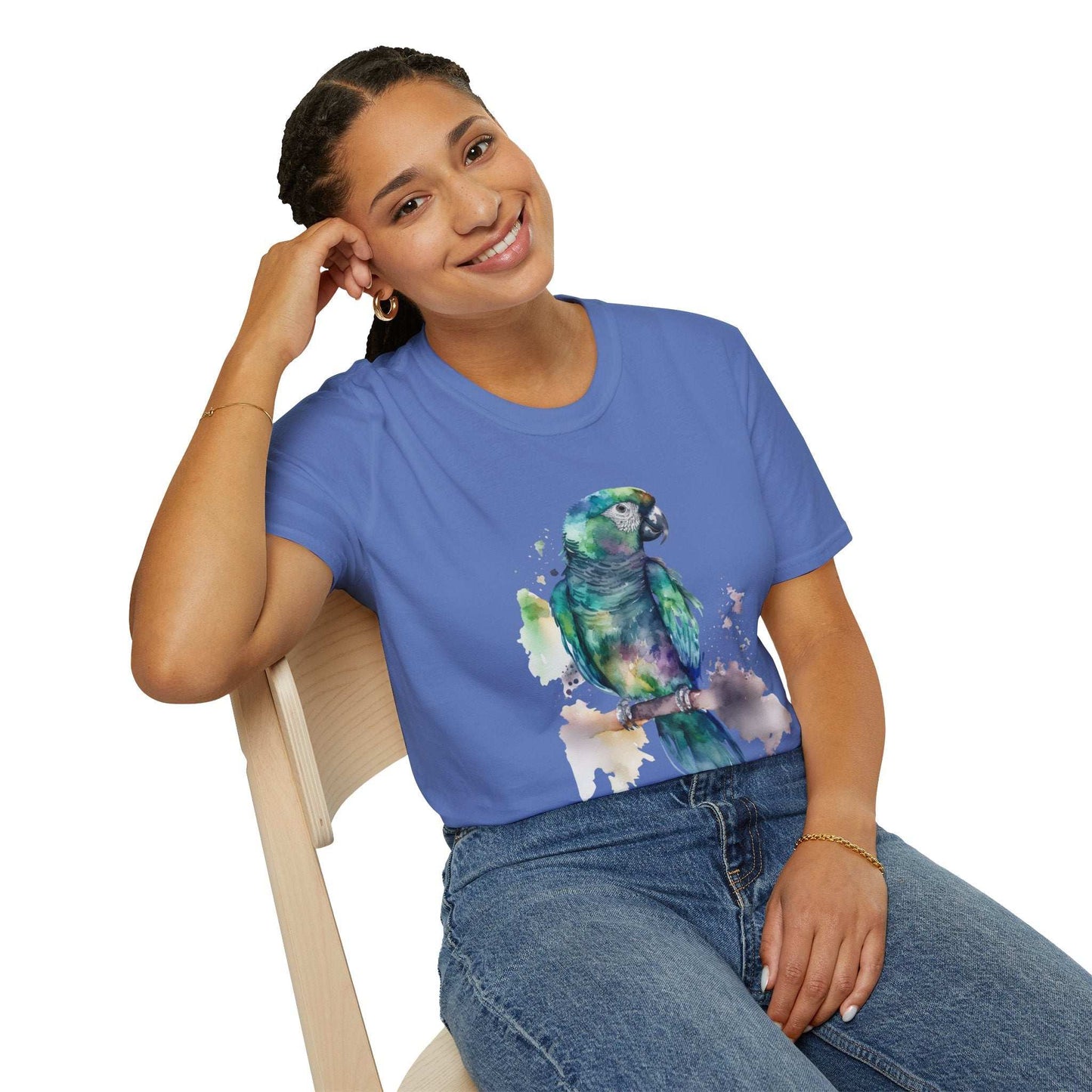 Elegant Parrot Unisex Softstyle T-Shirt
