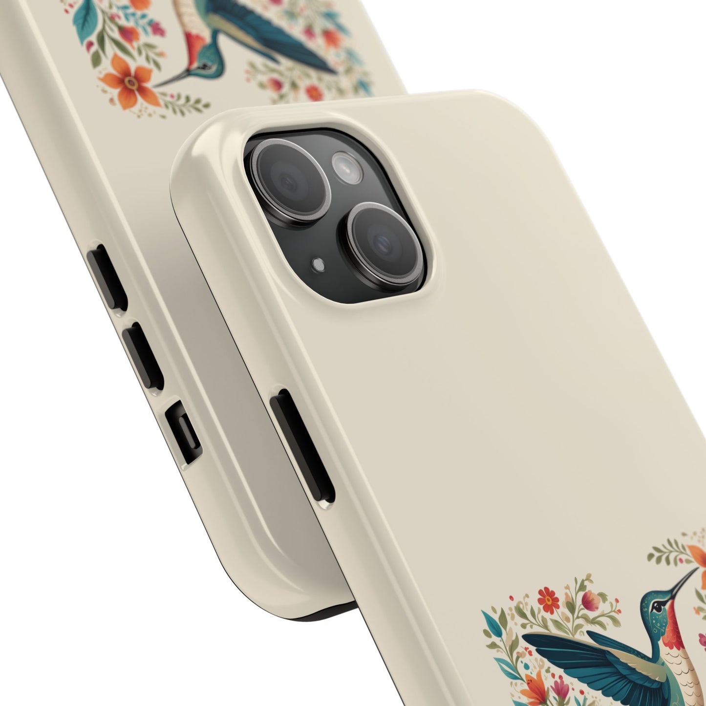 Hummingbird in Bloom Tough Phone Cases