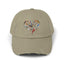 Bird Heart Vintage Style Hat - Unisex Distressed Cap