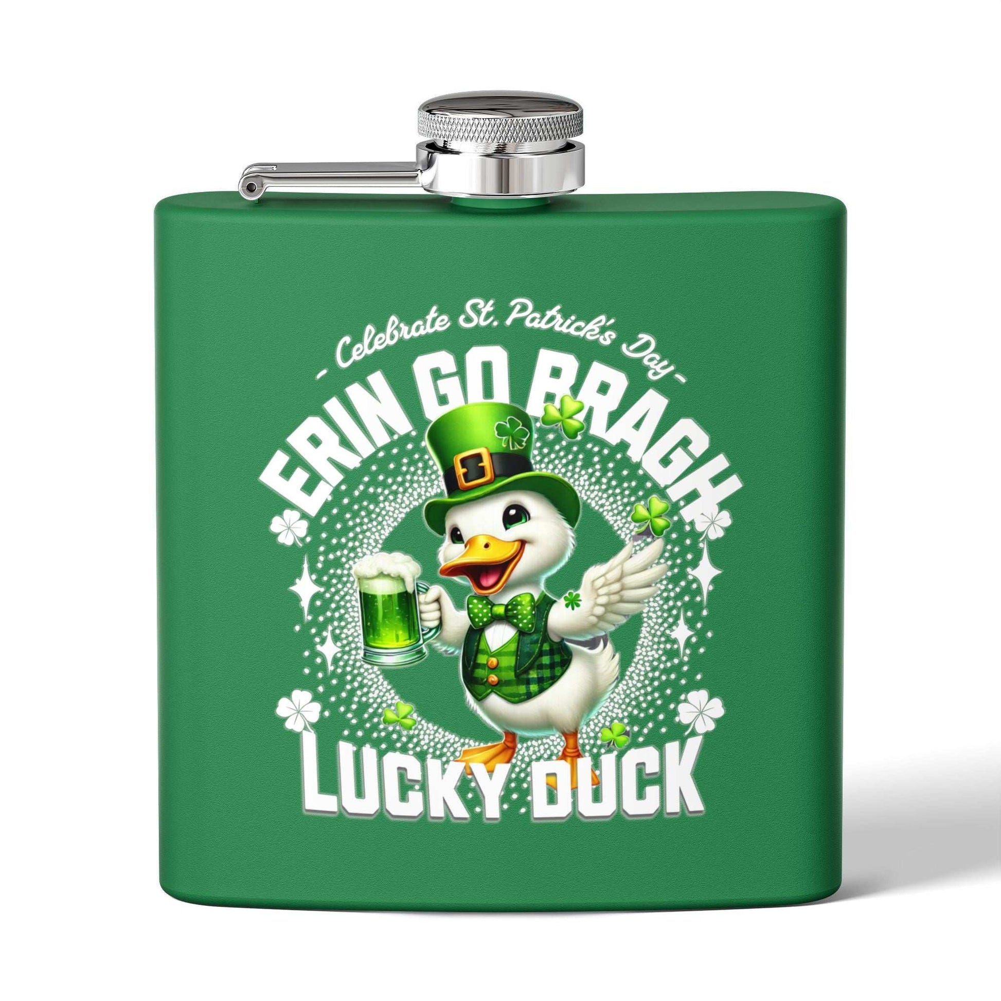 Erin Go Bragh Stainless Steel Flask - 6oz