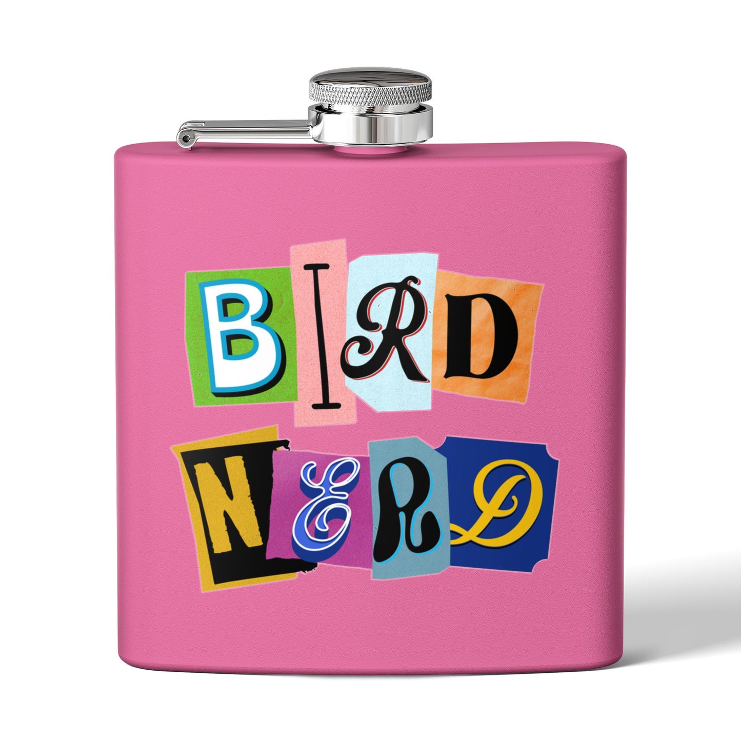 Bird Nerd Funny Bird Lover's Stainless Steel Flask - 6oz