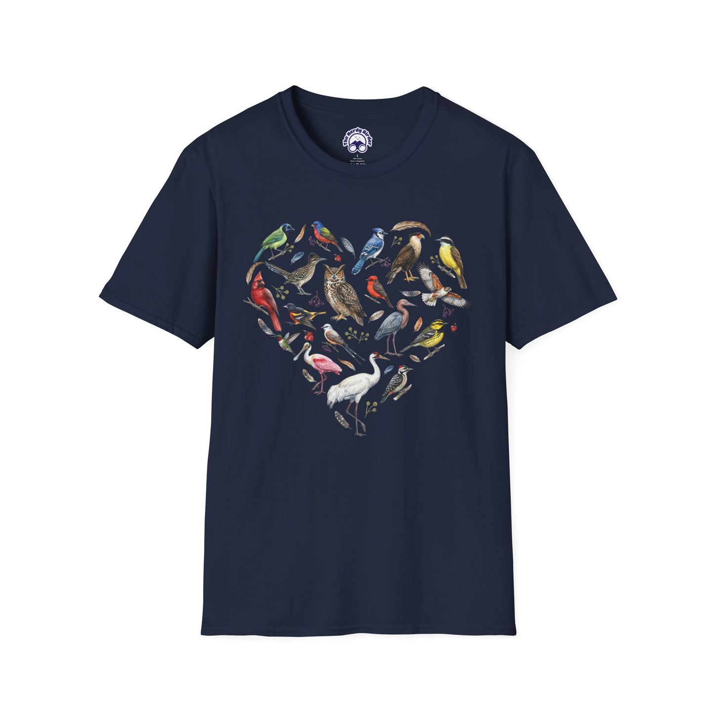 Heart of Texas Birds T-Shirt for Bird Lovers & Birdwatchers