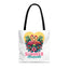 Romantic Summer Tote Bag with Flamingos