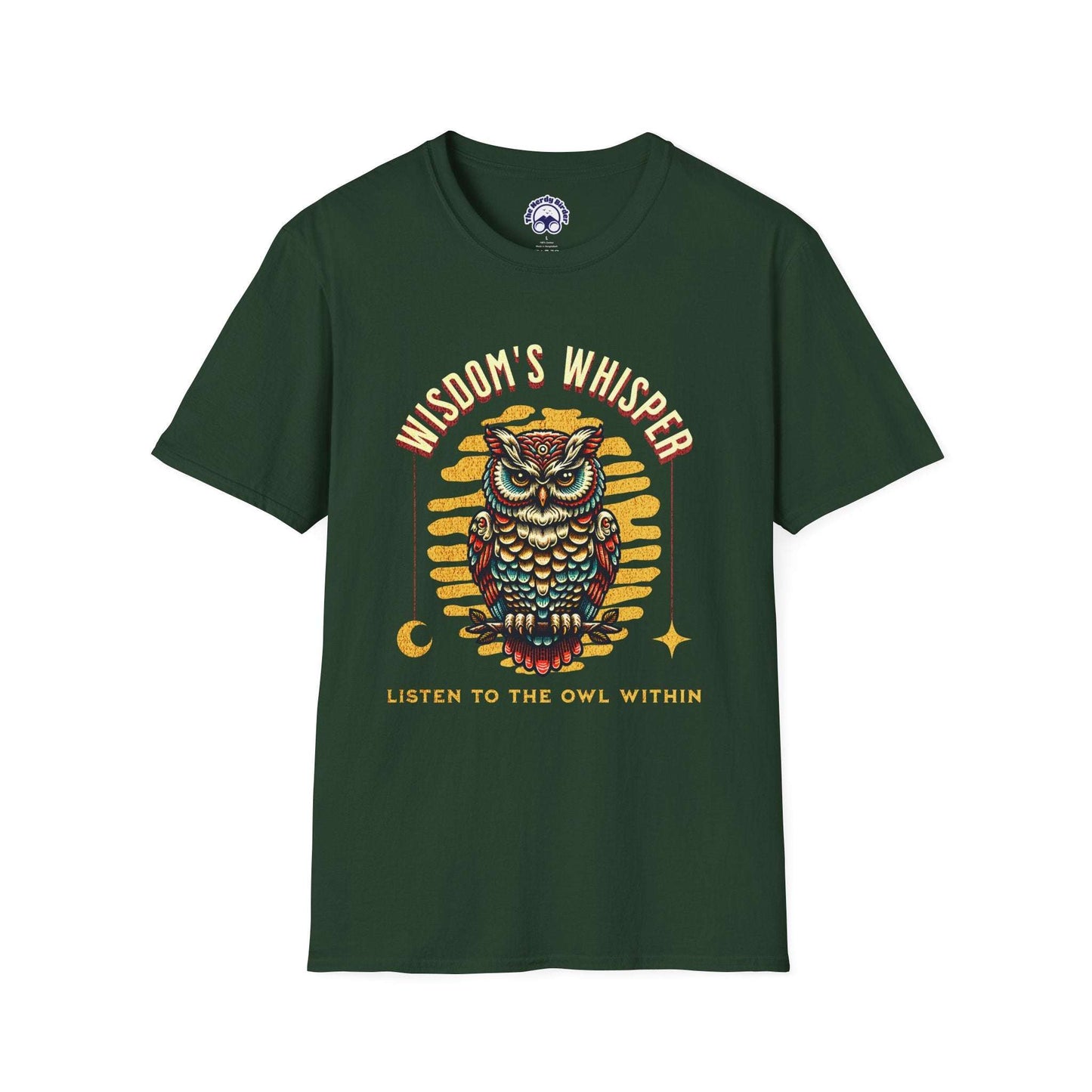 Wisdom's Whisper Unisex Softstyle T-Shirt - Nature Lover's Gift