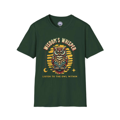 Wisdom's Whisper Unisex Softstyle T-Shirt - Nature Lover's Gift