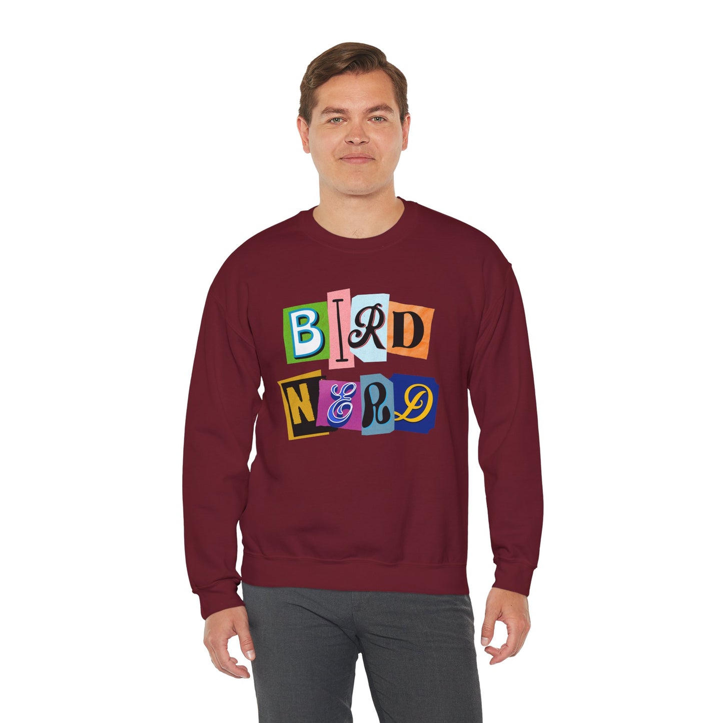 Bird Nerd Crewneck Sweatshirt - Fun Casual Wear for Bird Lovers