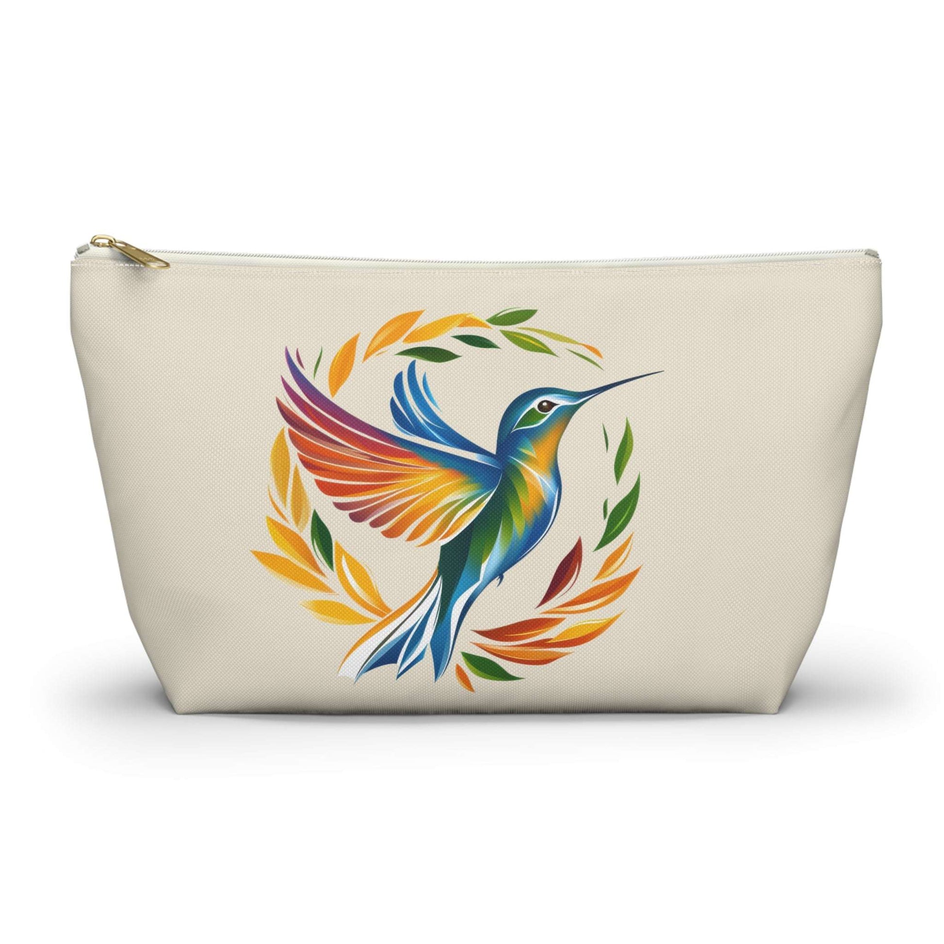 Hummingbird Rainbow Accessory Pouch Natural