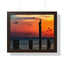 Serene Sunset Framed Horizontal Poster - Coastal Decor for Beach Lovers