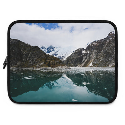 Scenic Laptop Sleeve - Mountain Reflection Design