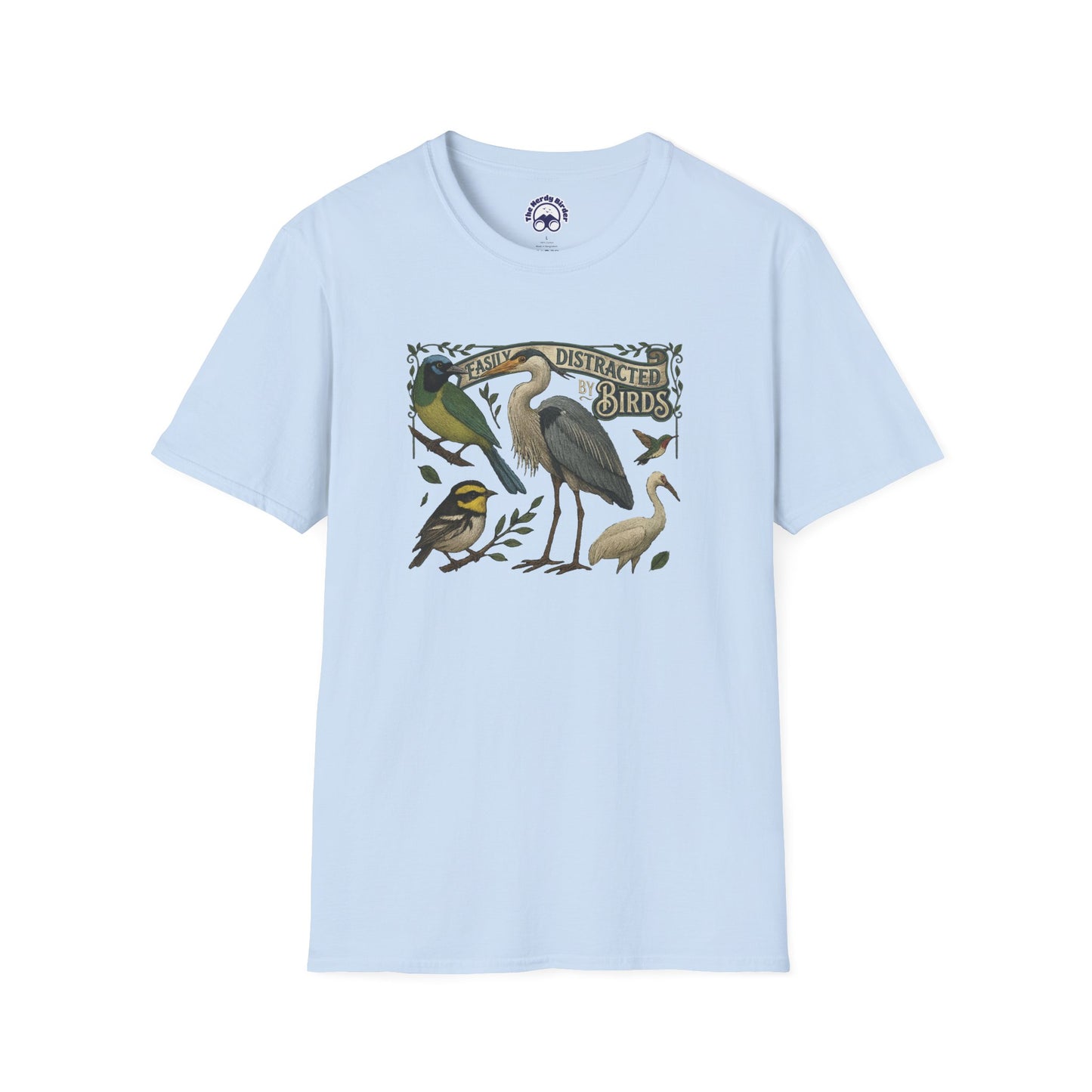 Easily Distracted by Texas Birds Graphic T-Shirt