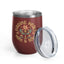 The Nerdy Birder Birding Heals The Mind And Soul Wine Tumbler, 12oz