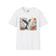 Hummingbird in Bloom Unisex Softstyle T-Shirt