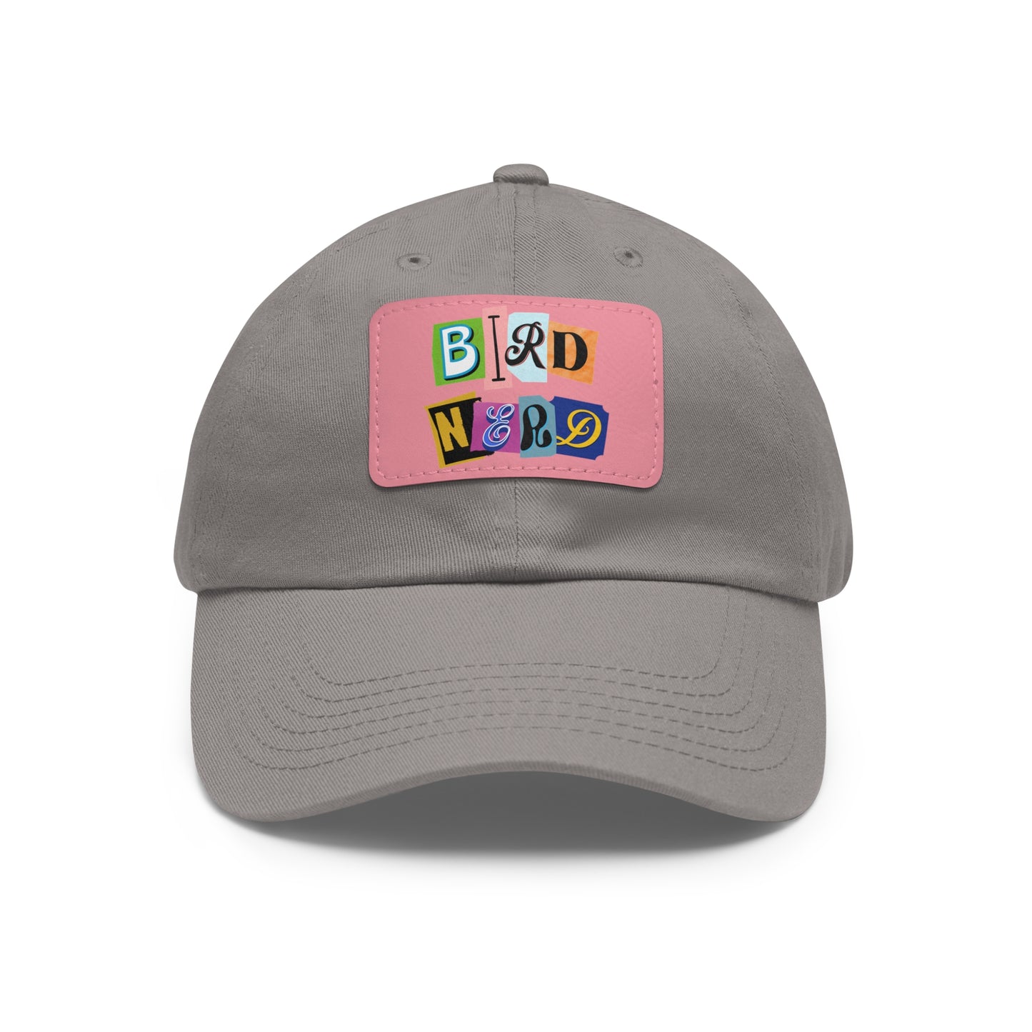 The Nerdy Birder - Bird Nerd Dad Hat with Leather Patch, Casual Cap for Bird Lovers, Unique Gift for Birdwatching, Outdoor Adventure Hat, Unisex