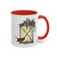 Cozy Christmas Lantern Accent Coffee Mug – Perfect Gift for Bird Lovers