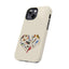Bird Heart Tough Phone Cases - Cute Wildlife Design, Gift for Nature Enthusiasts, Durable Cases for Birdwatching