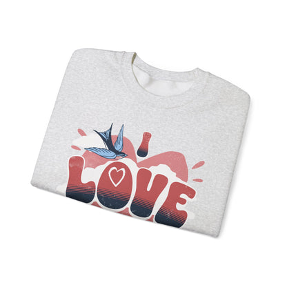 I Love Birding Unisex Heavy Blend™ Crewneck Sweatshirt