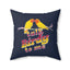 Talk Birdy To Me Vibrant Square Pillow - Home Decor