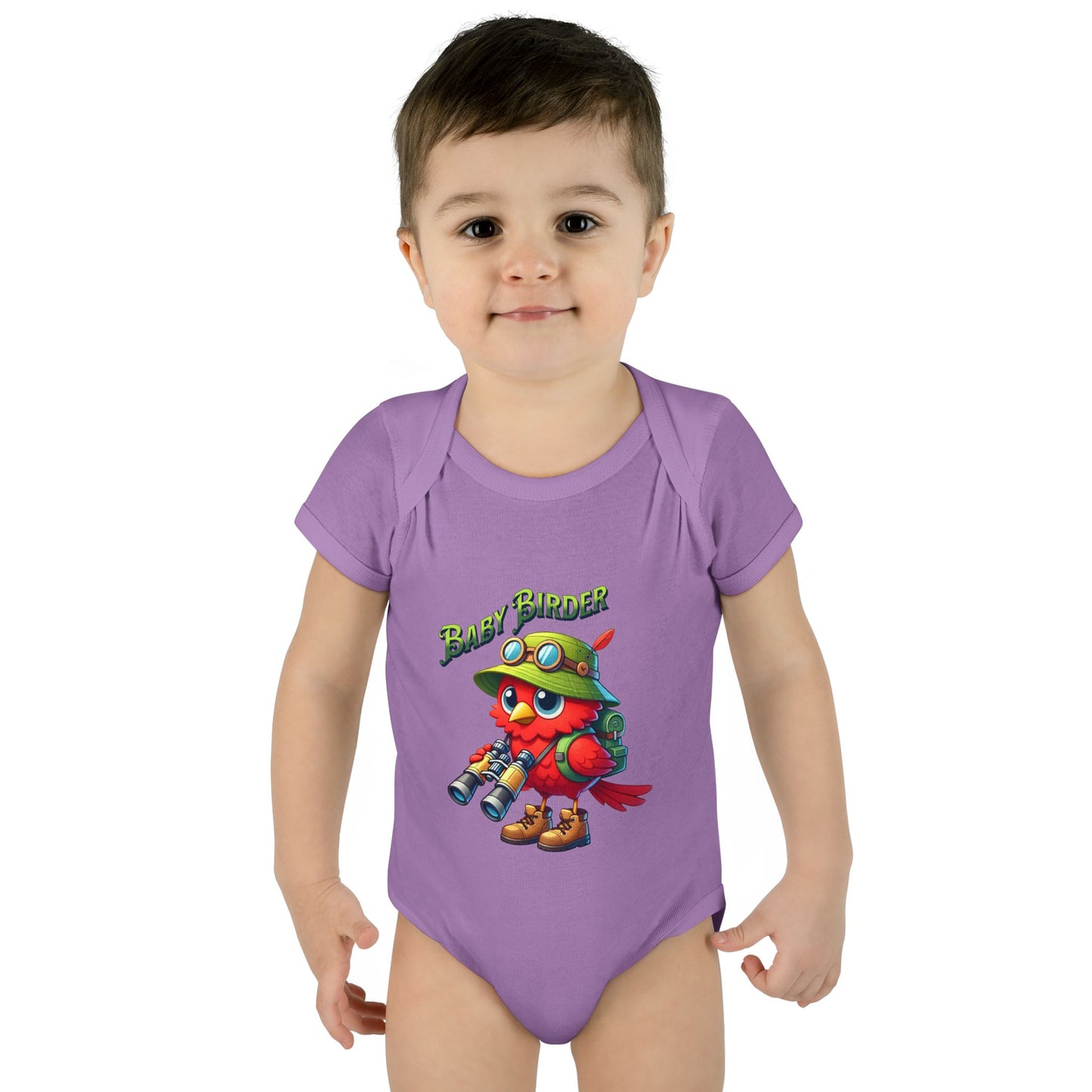 The Nerdy Birder - Baby Birder Infant Bodysuit, Cute Baby Clothes, Baby Shower Gift, Newborn Outfit, Baby Apparel, Gift for Bird Enthusiasts