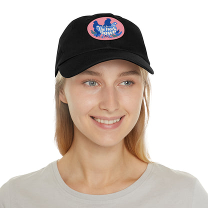 The Nerdy Birder - "Calm The Flock Down" Dad Hat, Leather Patch Cap, Perfect Gift for Dads, Nature Lovers, Casual Style Cap, Summer Accessories
