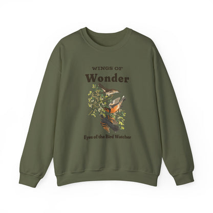 Wings of Wonder Crewneck Sweatshirt - Perfect Gift for Bird Watchers