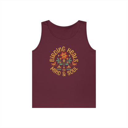 Birding Heals Tank Top, Gift for Bird Lovers