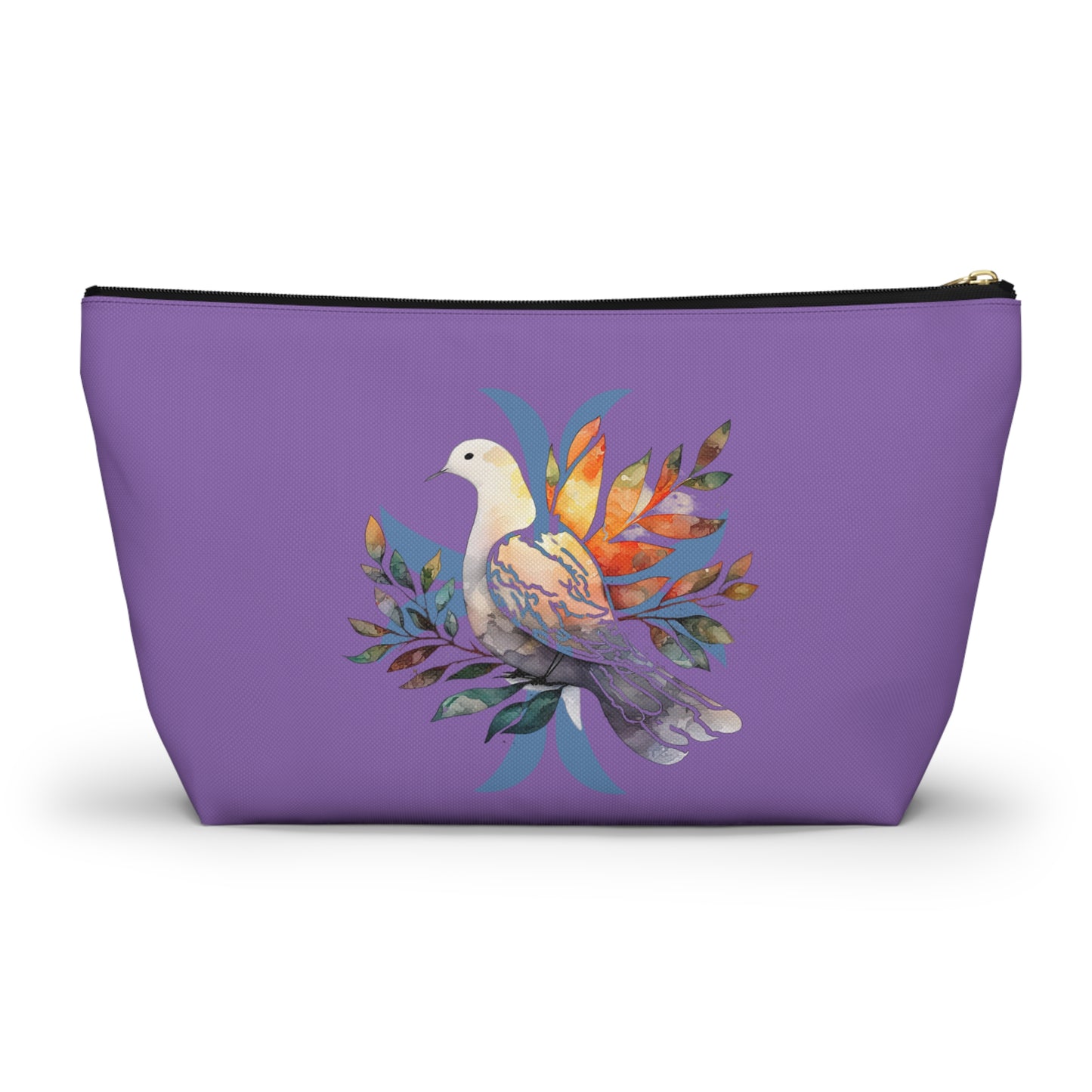Peaceful Dove Accessory Pouch in Purple