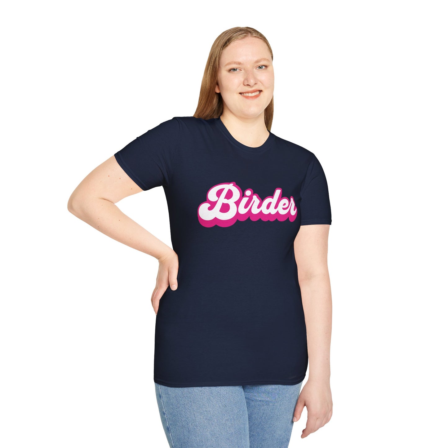 Birder Unisex Softstyle T-Shirt - Retro Vibe Tee for Casual Wear