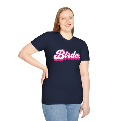 Birder Unisex Softstyle T-Shirt - Retro Vibe Tee for Casual Wear