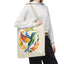 Hummingbird Rainbow Tote Bag - Natural color