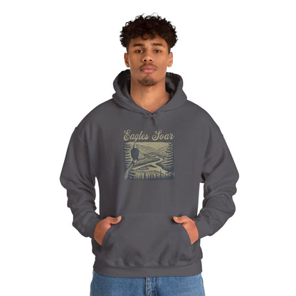 Eagle Soars Unisex Hoodie - Cozy Sweatshirt for Nature Lovers