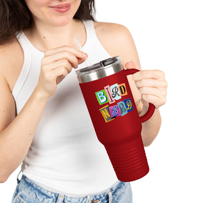 The Nerdy Birder Bird Nerd Insulated Travel Mug, 40oz
