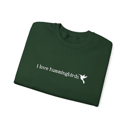 I Love Hummingbirds - Unisex Heavy Blend™ Crewneck Sweatshirt