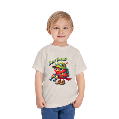 The Nerdy Birder -  Cute Toddler T-Shirt with Baby Birder Tee