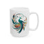 Elegant Peacock Mug Ceramic Mug