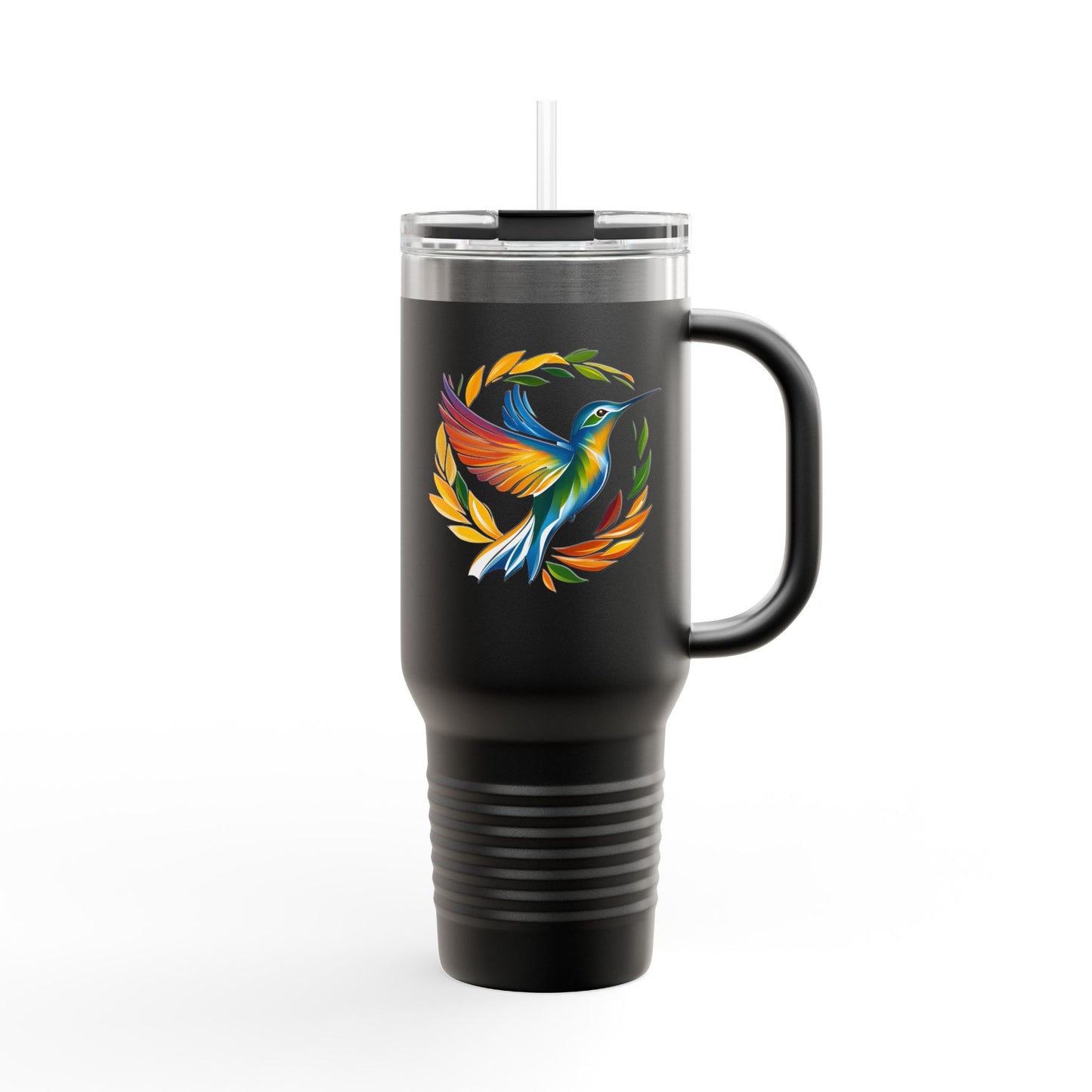 Hummingbird Rainbow Insulated Travel Mug, 40oz