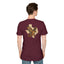 Texas Red-Tailed Hawk on the back of the T-Shirt