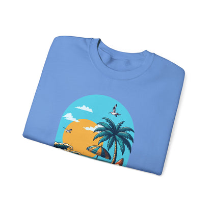 Birding Vibes Unisex Heavy Blend™ Crewneck Sweatshirt - Casual Beach Aesthetic