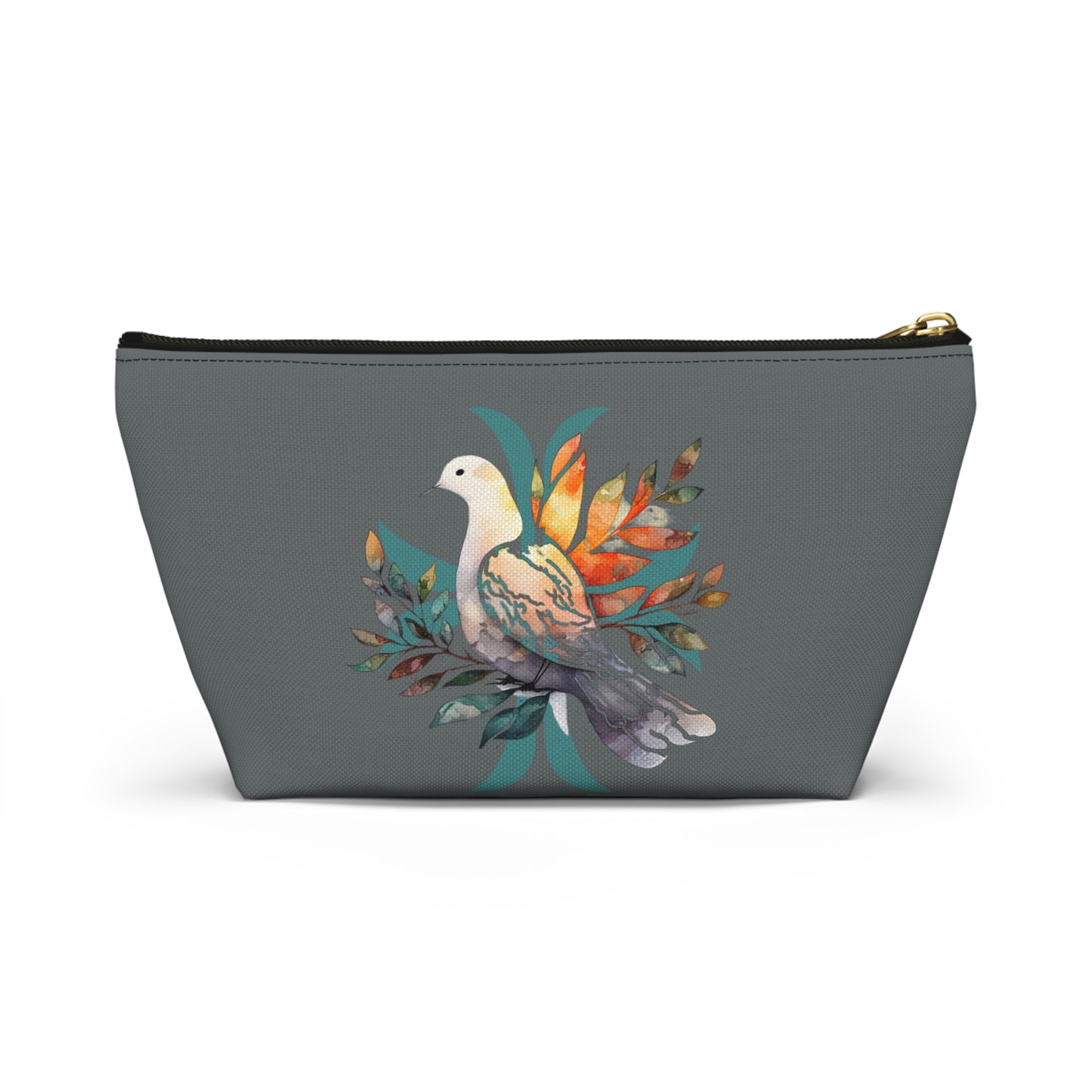 Peaceful Dove Accessory Pouch in Grey
