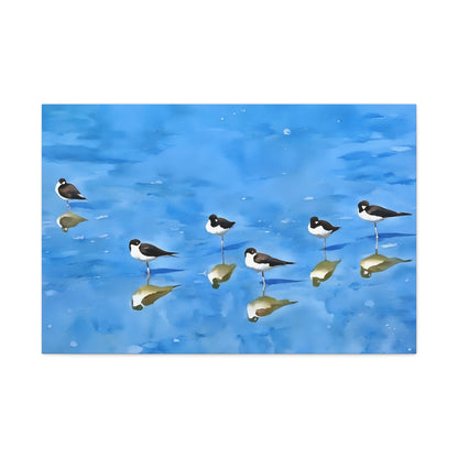 Serene Bird Canvas Gallery Wrap - Tranquil Nature Wall Art