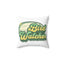 Bird Watcher Spun Polyester Square Pillow - Cozy Home Decor for Nature Lovers