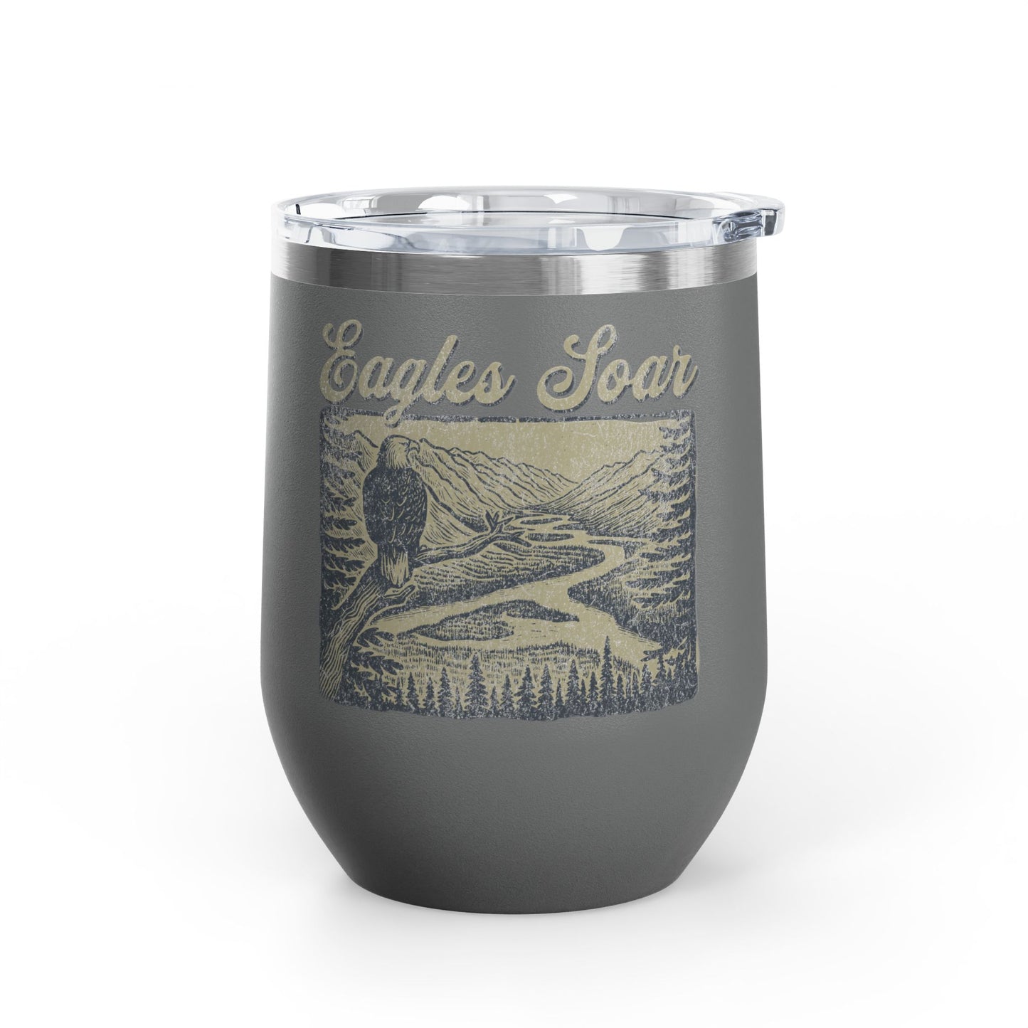 Eagles Soar Wine Tumbler, 12oz