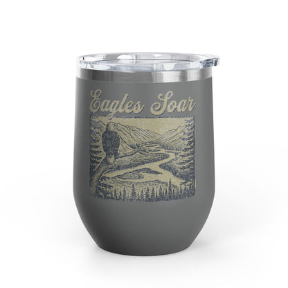 Eagles Soar Wine Tumbler, 12oz